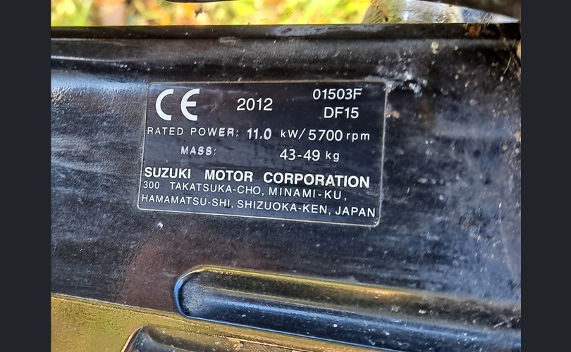 KG-vene ja Suzuki DF15 moottori 460-kuva-4