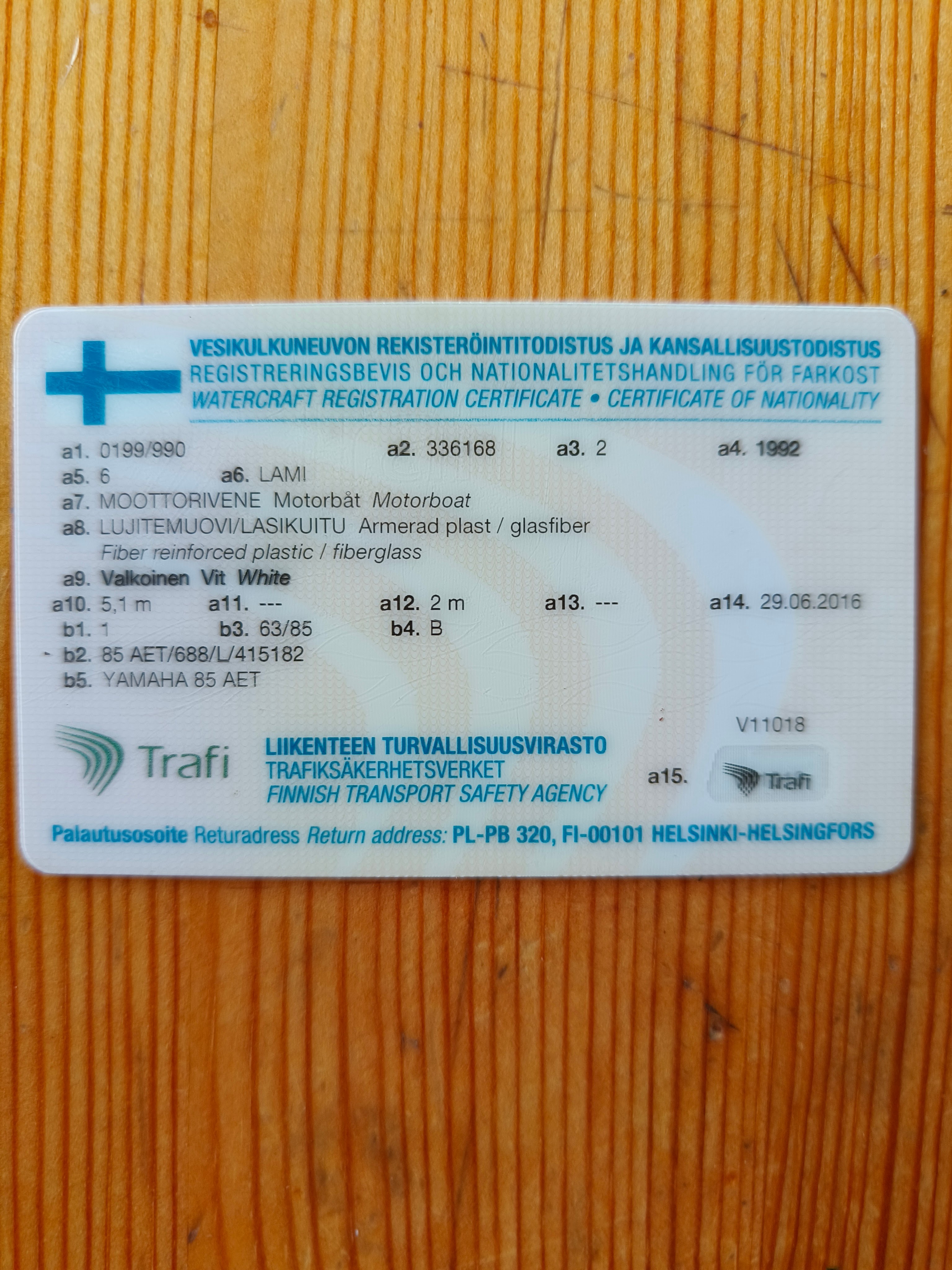 Lami Lujitemuovi/lasikuitu 510